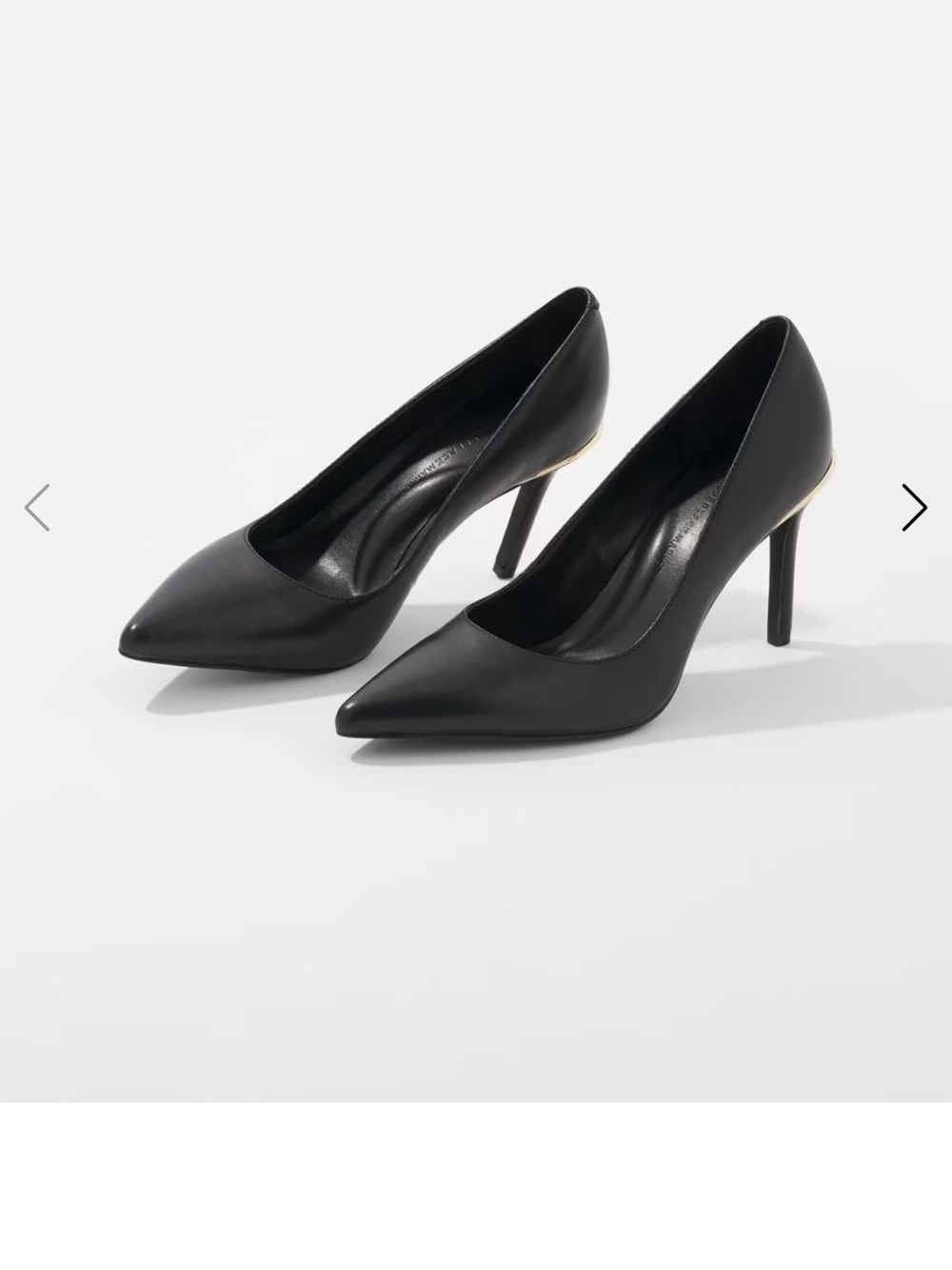 WHBM Gold Accent Comfort Pump 8